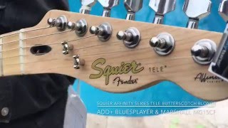 Squier Affinity Telecaster  Butterscotch Blonde Maple Bi Kuple [upl. by Silvers634]