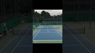 Solo Tennis  Flat Serve and Slice Serve Practice [upl. by Fachanan]