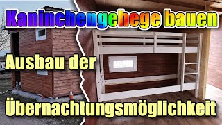 10 Kaninchengehege bauen Innenausbau quotHotelzimmerquot [upl. by Giacopo]