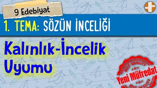 9 Edebiyat  Kalınlıkİncelik Uyumu [upl. by Ttekcirc]