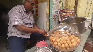 Varanasi Street Food  ￼ CHOTI KACHODI 😱😱 [upl. by Adnak]