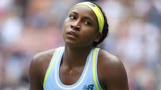 Coco Gauff raises emotional concerns after 19 double faults in US Open exit [upl. by Julius737]