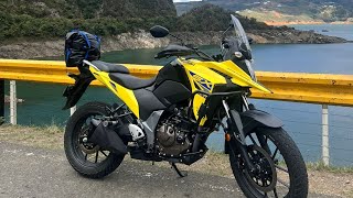 VSTROM 250 SX 2025  PRUEBA DE MANEJO Y PRIMERAS IMPRESIONES  LAGO CALIMA [upl. by Kriste]