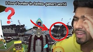 I found a tachno gamerz secret Bunker  mincraft  gameplay  7 YT [upl. by Yrennalf903]