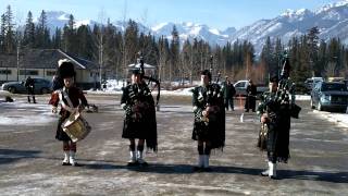 Canadian Bagpipes  Mairis Wedding  Barren Rocks of Aden [upl. by Acinoj142]