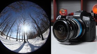 Canon EOS R  Retro Fisheye Lens [upl. by Intyrb]