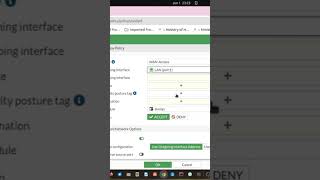 Configure FortiGate Firewall policy fortigate  firewallbasics [upl. by Akimaj]