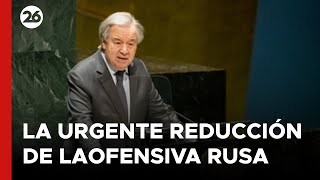 UCRANIA  Alertan que Rusia deberá disminuir la intensidad de su ofensiva [upl. by Blackstock]