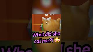 What did she call me 😳 roblox funny memes [upl. by Brag]