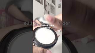 elf pressed setting powder unboxing elfcosmetics makeup [upl. by Eenahc15]