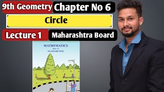 9th Geometry  Chapter 6  Circle  Lecture 1  Maharashtra Board [upl. by Sandler]