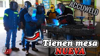 ✅Se logró‼️ Pudimos DONAR una Mesa de SOLDADURA Accuweld a una escuela 🧑🏽‍🏭 cecati [upl. by Yren]