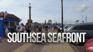 Walking Tour Of Southsea Seafront Southsea UK [upl. by Roderich]