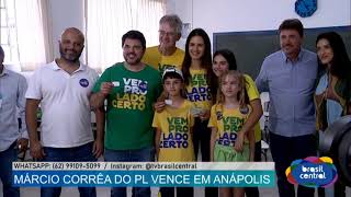 O MUNDO 2810 Marcio Correa do PL vence Eleições em Anápolis [upl. by Odawa]