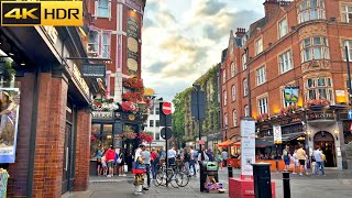 A Dreamy Evening Walk in London  Aug 2022  Exploring Embankment and Covent Garden 4K HDR [upl. by Alfy263]