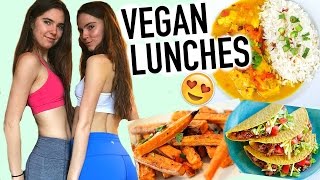 VEGAN LUNCH IDEAS  Easy amp Healthy  Nina and Randa [upl. by Adnih]