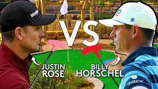 Tour Pros Play Mini Golf  Rose vs Horschel [upl. by Llehsad782]