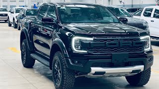 Ford Ranger Raptor 20L BiTurbo 4WD 10 AT  Interior and Exterior  Black Color [upl. by Winonah]