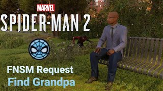 Marvels SpiderMan 2  Side Mission  FNSM Request  Find Grandpa [upl. by Ellerd472]