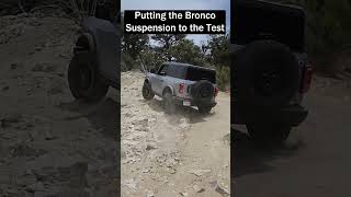 Ford Bronco Black Diamond Hops Over Rocks [upl. by Odicalp102]