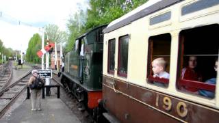 GWR 5521 and autocoach 190 at Didcot [upl. by Nicks]