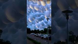 Mammatus clouds viral shorts [upl. by Zoarah]