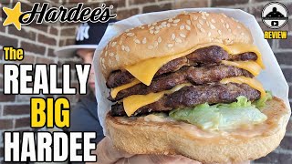 Hardees® The REALLY Big Hardee Review ⭐🍔🍔🍔  theendorsement [upl. by Alysoun837]