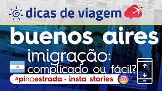 Roteiro de 4 dias por Buenos Aires chegada em Ezeiza imigração na Argentina e mais [upl. by Nive]