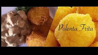 COMO FAZER POLENTA FRITA CROCANTE [upl. by Noy]