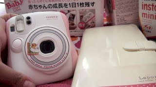 ASMR  Fujifilm Instax 25 in Pink [upl. by Repard]