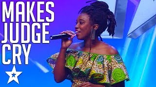 SINGERSONGWRITTER Makes Judge Cry on SAs Got Talent 2017 [upl. by Akinahc]