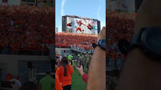 10 North Carolina vs Virginia Tech Enter Sandman entrance from the field [upl. by Sayers599]