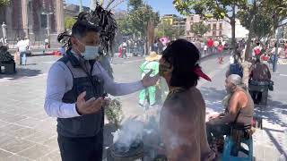 Aztec cleansing ritual with copal [upl. by Diraf]