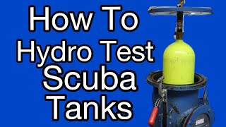 How to Hydro Test a scuba tank [upl. by Ellekram926]