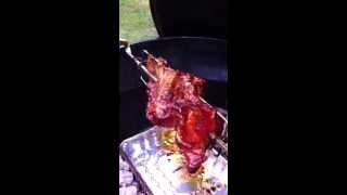 Weber Rotisserie Ribs [upl. by Stamata]