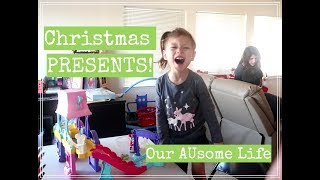 CHRISTMAS PRESENT OPENING SPECIAL  AUTISM FAMILY VLOG [upl. by Ynatsed855]