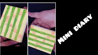 Mini Diary making  Handmade diary  DIY [upl. by Burroughs]