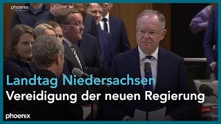 Landtag Niedersachsen Regierungserklärung von Stephan Weil [upl. by Alegnaed]