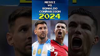 Messi vs Ronaldo 2024 Comparison 😮🐐 [upl. by Xeno851]