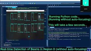 Realtime Detection and Auto Focusing of Beam Profiles using YOLO Model [upl. by Arit34]