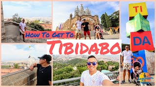 HOW TO GET TO TIBIDABO  Barcelona Spain Day Trip Travel Guide [upl. by Parfitt]