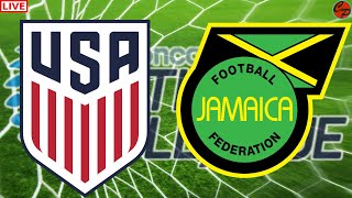 USA vs Jamaica Concacaf Nations League Quarterfinals Live Game Cast amp Chat [upl. by Livvyy]