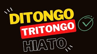 ✅DITONGO TRITONGO E HIATO  Encontro Vocálico  Profa Aline [upl. by Krongold]