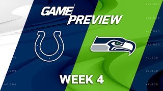 Indianapolis Colts vs Seattle Seahawks  Week 4 Game Preview  NFL [upl. by Eltsirk]