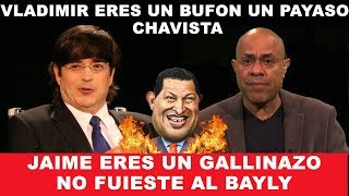 Guerra de Insultos entre Jaime Bayly vs Vladimir Villegas [upl. by Aluino]