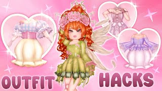 10 Cute OUTFIT HACKS Using The NEW EASTER ITEMS in Royale 🏰 High  ROBLOX [upl. by Oirasan]