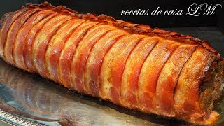 ROLLO DE CARNE IMPERIAL RECETA FÁCIL RECETA PARA NAVIDAD [upl. by Cuthbertson130]