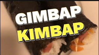 GIMBAP OR KIMBAP FOOD TO GO AND EASY PACK LUNCH FOR YOUR KIDS [upl. by Osana]