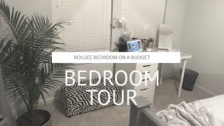 ROOM TOUR 2018  BOUJEE ON A BUDGET  Briana Monique [upl. by Cyndie762]