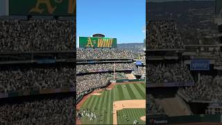 Mark Kotsay leads the final As chant at the Coliseum 😢  NBC Sports Bay Area [upl. by Christin]